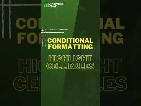 Conditional Formatting in Excel #shorts …music: NoCopyrightSounds.. song: Capsized