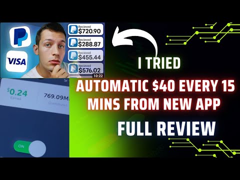 I Tried - AUTOMATIC $40 Every 15 Mins From NEW APP - Make Money Online