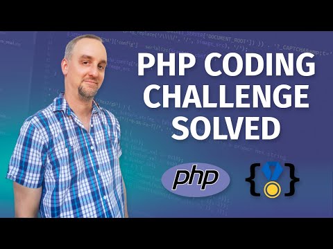 Solving a php coding challenge