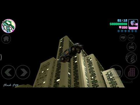Racing Car Stunt in GTA VICE CITY #shorts #THESKULLKING