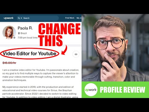 Upwork Profile Review (Paola, Video Editor)