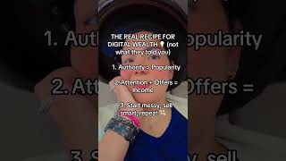 Let’s stop glamorizing confusion and start mastering the actual wealth formula: 🔑 AUTHORITY over