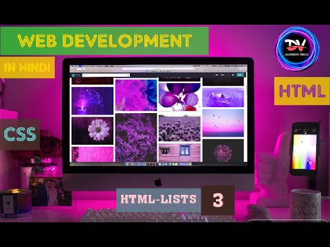 Web Development - 3 (HTML-LISTS) | Designing Vision