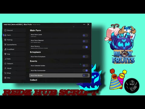[ 🎈 Event ] BLOX FRUIT 🔥- New Update Redz Hub Script Auto Summer Token + Aimbot skill 