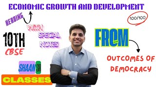 Economic Growth And Development Chapter-Outcomes of Democracy(POL) CBSE 1oth By Shaan Sir .