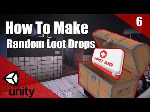 How To Make A HORROR Game In Unity | Random Loot And Drops | Horror Series Part 006