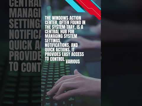 Windows Action Center #notification #control #hub