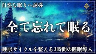 【即落ち睡眠用BGM】ソルフェジオ周波数528Hz×宇宙の自然周波数432Hzの融合…脳内の雑音を消す→思考が止まり寝落ち、中途覚醒を防ぎ朝まで眠れる睡眠音楽【メラトニン増幅・熟睡】
