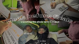 Week before finals💀 Cramming the whole term in 4 days *im so done* | DLSU biology major