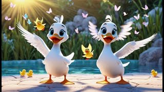 Two Little Ducks Learn to Spell | Fun Spelling Song for Kids | Early Literacy Rhyme with Rhyme Zoo