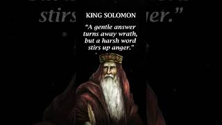 King Solomon - Wise Sayings | Powerful Life Changing Quotes | Quotes, aphorisms, wise thoughts