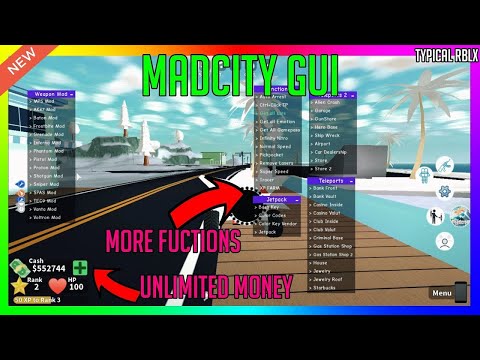 Top 2021 hack script Mad City Free Mac OS Windows