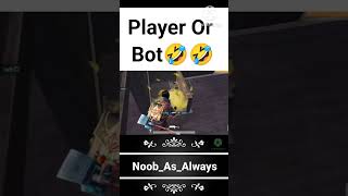 Player or Bot 🤣🤣👀#pubgmobileclutch #bgmi #shortpants #shorts