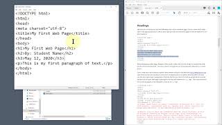 Exercise HTML Basics