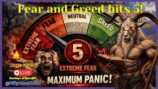 Fear & Greed at 5!!!!