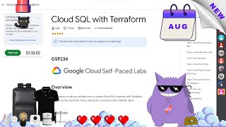 Cloud SQL with Terraform| #2025 | #GSP234 |#qwiklabs |#Solution