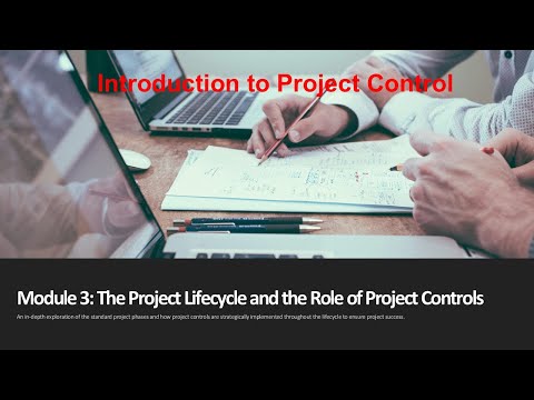 3 - The Project Lifecycle and Project Control - Introduction to Project Control Course