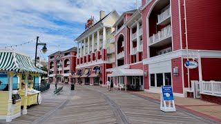 Disney's Boardwalk Resort 2025 Afternoon Walkthrough Tour in 4K | Walt Disney World Orlando Florida