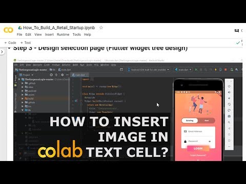 HOW TO: Insert Image in Google Colab Text Cell