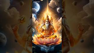 Brahma Dev in Deep Meditation | Om Chant | Peaceful Vibes | Remove Negativity
