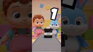 Learn Numbers with Bus | Number Song | Nursery Rhymes & Kids Songs #shorts #childrensongs #babysongs