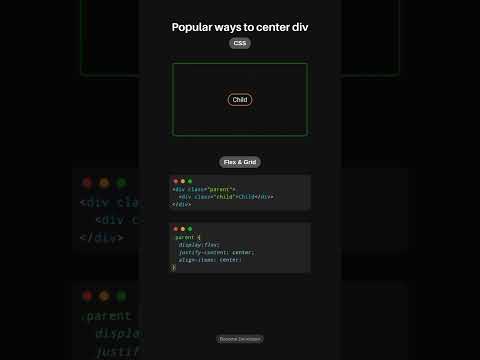 Best way to center div CSS #shorts #css