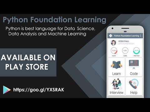 Python Foundation Learning App Intro | Developed by Awwalsoft