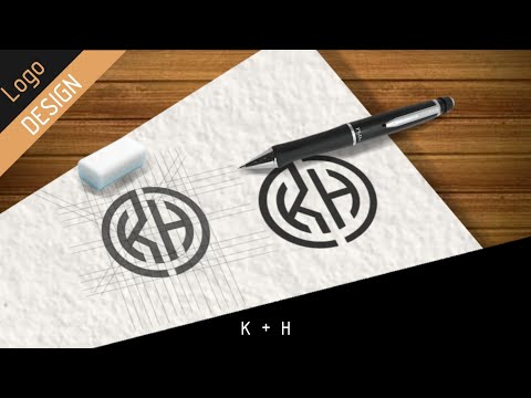 Pixellab Tutorial: Designing a Modern K and H Logo