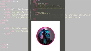 Circle Image in HTML and CSS