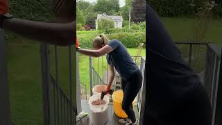 Surprising my boyfriend 🤭👷🏼‍♀️🏠  #diy #plastering #renovation