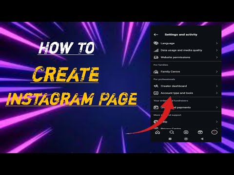 How to create instagram page / instagram ka page kaise banaye #instagram #create