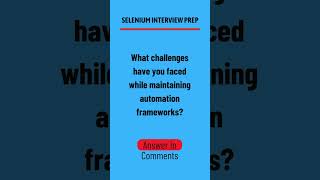 Challenges in Maintaining Automation Frameworks 🧱⚠️ | Real Talk! #Shorts #testspectrum #2025