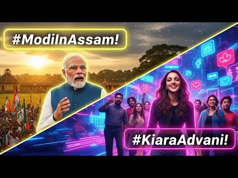 Modi In Assam Political Moment National Conversation KiaraAdvani Stardom Aspiration Digital Fandom