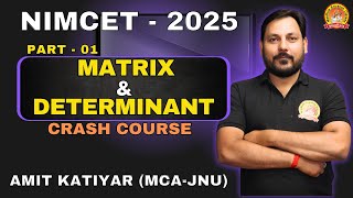 DETERMINANTS | LECTURE-11 || MCA, BCA, B.SC, || SIMPLE SOLUTION || IN HINDI
