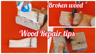 Fix Broken Wood Like a Pro | Easy DIY Wood Repair Tips for Home Decor #WoodRepair #DIYWoodProjects