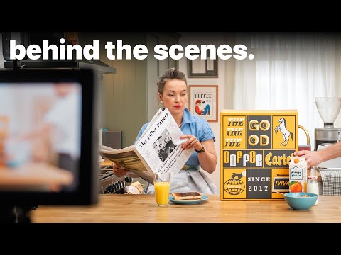 How we shot this RETRO coffee commercial | Behind the scenes