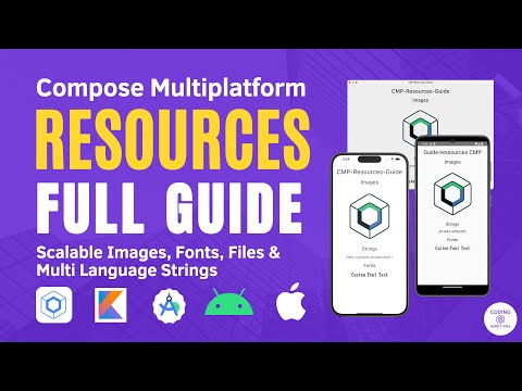 How To Share Resources In Compose Multiplatform | KMP Images, Fonts, Files & Multi Language Strings
