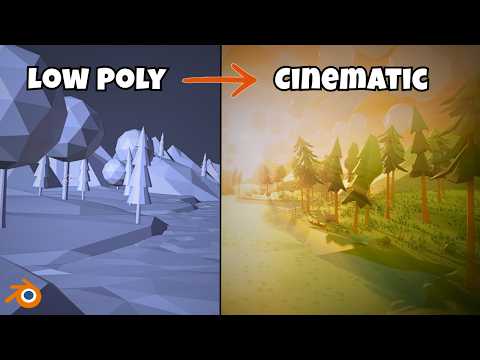 From Low Poly to Cinematic: How I Built This Scene