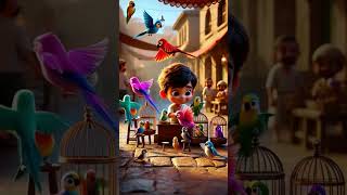 “Chhota Chidiya Wala – A Cute 3D Village Market Story”#3danimation #3dcartoon #3dshortfilm