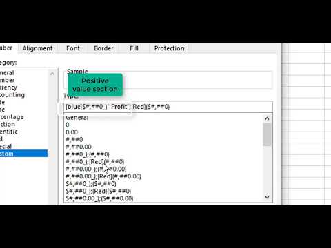 Custom Cell Formatting