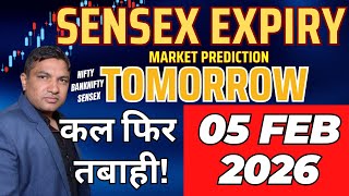 nifty prediction for tomorrow 05-02-2026 market prediction tomorrow banknifty sensex expiry