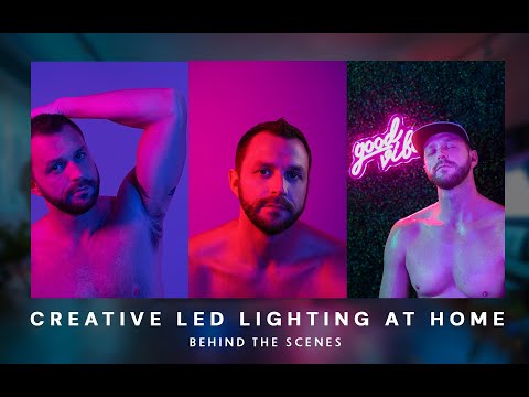 Create Stunning Portraits at Home with RGB LED Lights | Easy DIY Studio Setup 📸