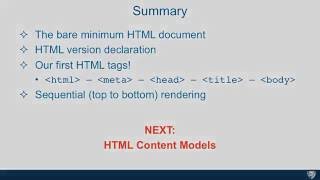 Basic HTML Document Structure