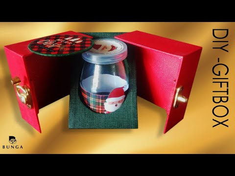 Tutorial Kotak Natal | Christmas Box Tutorial | Giftbox Tutorial | Diy Giftbox