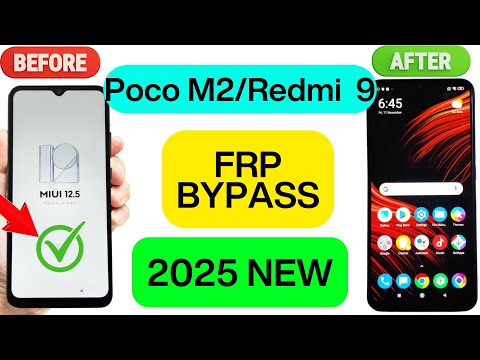 POCO M2 /REDmi 9 Frp bypass /Google account remove without pc 2025