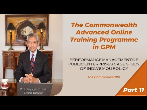 Performance Management: Case Study of India’s MOU Policy – Commitment for Results| The Commonwealth