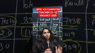 BPSC TRE 4.O COMPUTER TEACHER TOTAL SEAT 2025 #computerjobupdate #bpscteacher #bpsc