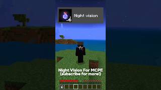 Night Vision Fullbright For Minecraft Bedrock Edition!(MCPE 1.21+) #minecraft #texturepack #mcpe
