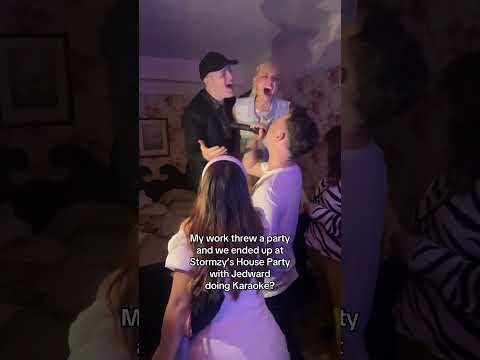 POV: your work party ends in doing karaoke at House Party with Jedward #jedward #london #houseparty