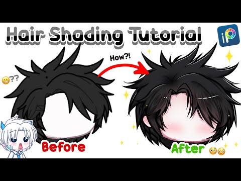 NEW✨Hair Shading Tutorial - Gacha life 2 - IbisPaint X